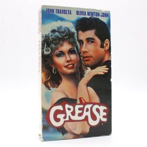 Vintage Grease (VHS Movie, 1990) John Travolta, Olivia Newton John Musical